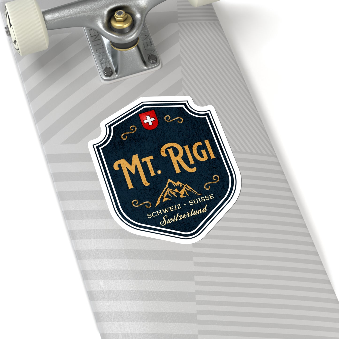 Mt. Rigi, Switzerland | Outdoor Vintage Badge Sticker