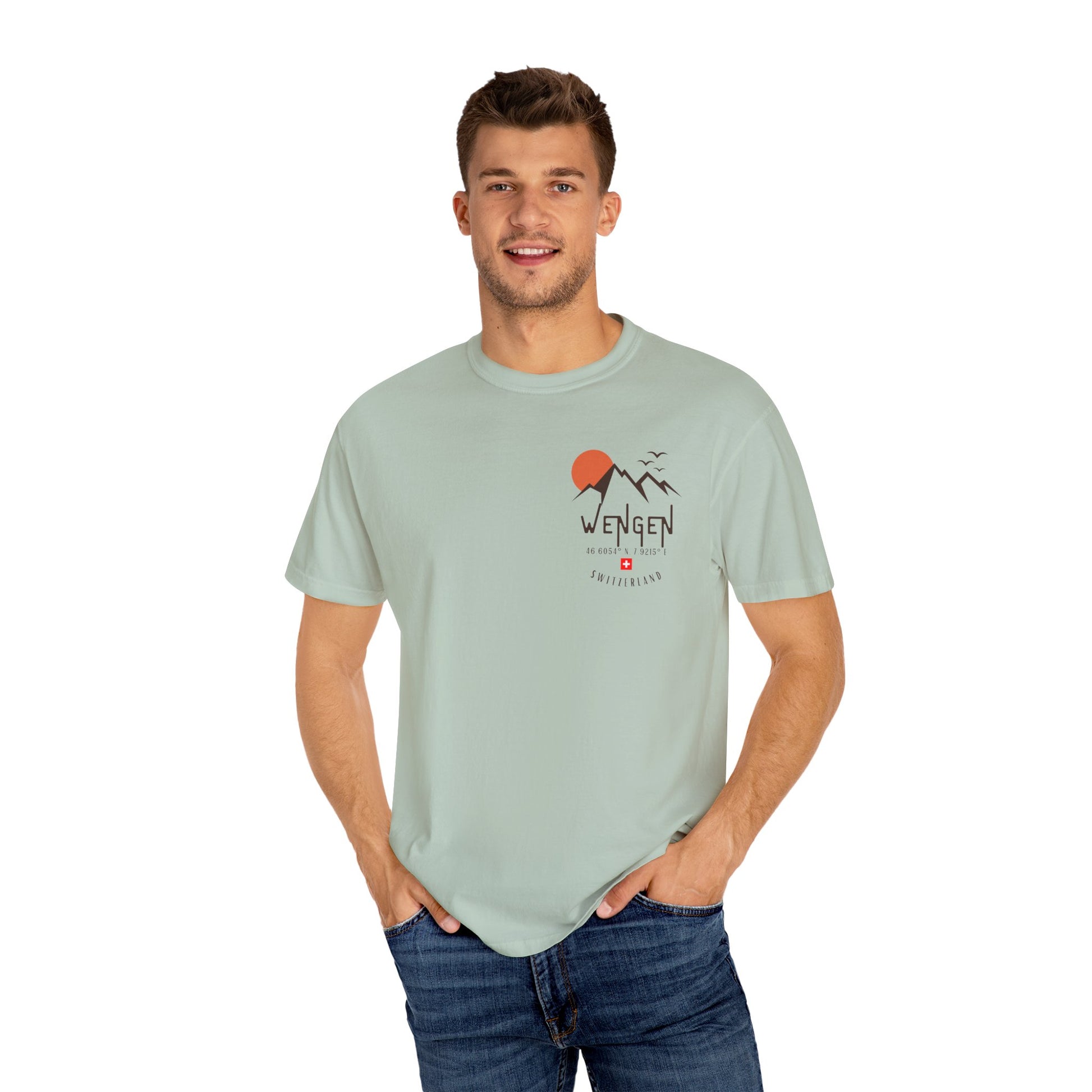 Perfect gift for travelers – Wengen Switzerland t-shirt with outdoor vibes