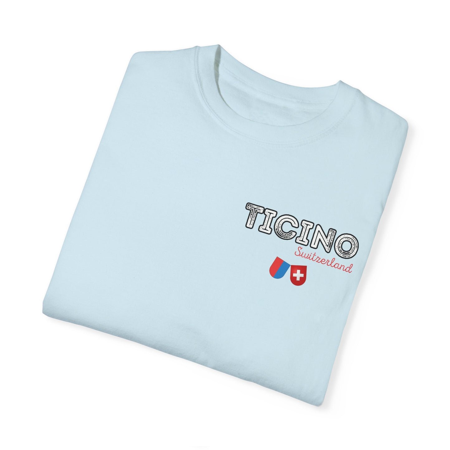Ticino Switzerland hiking and adventure T-shirt with classic print