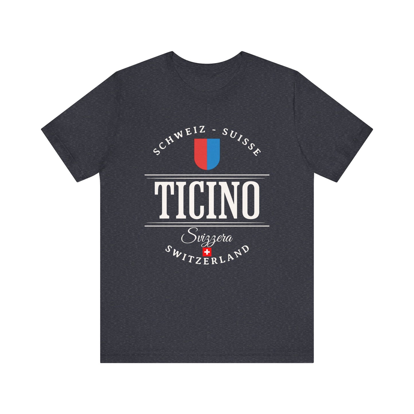 unisex Ticino T-shirt celebrating Swiss culture and heritage