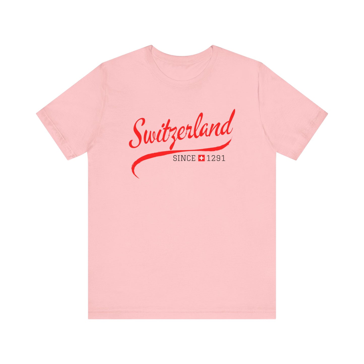 Cozy and stylish Switzerland heritage T-shirt, available in four colors.