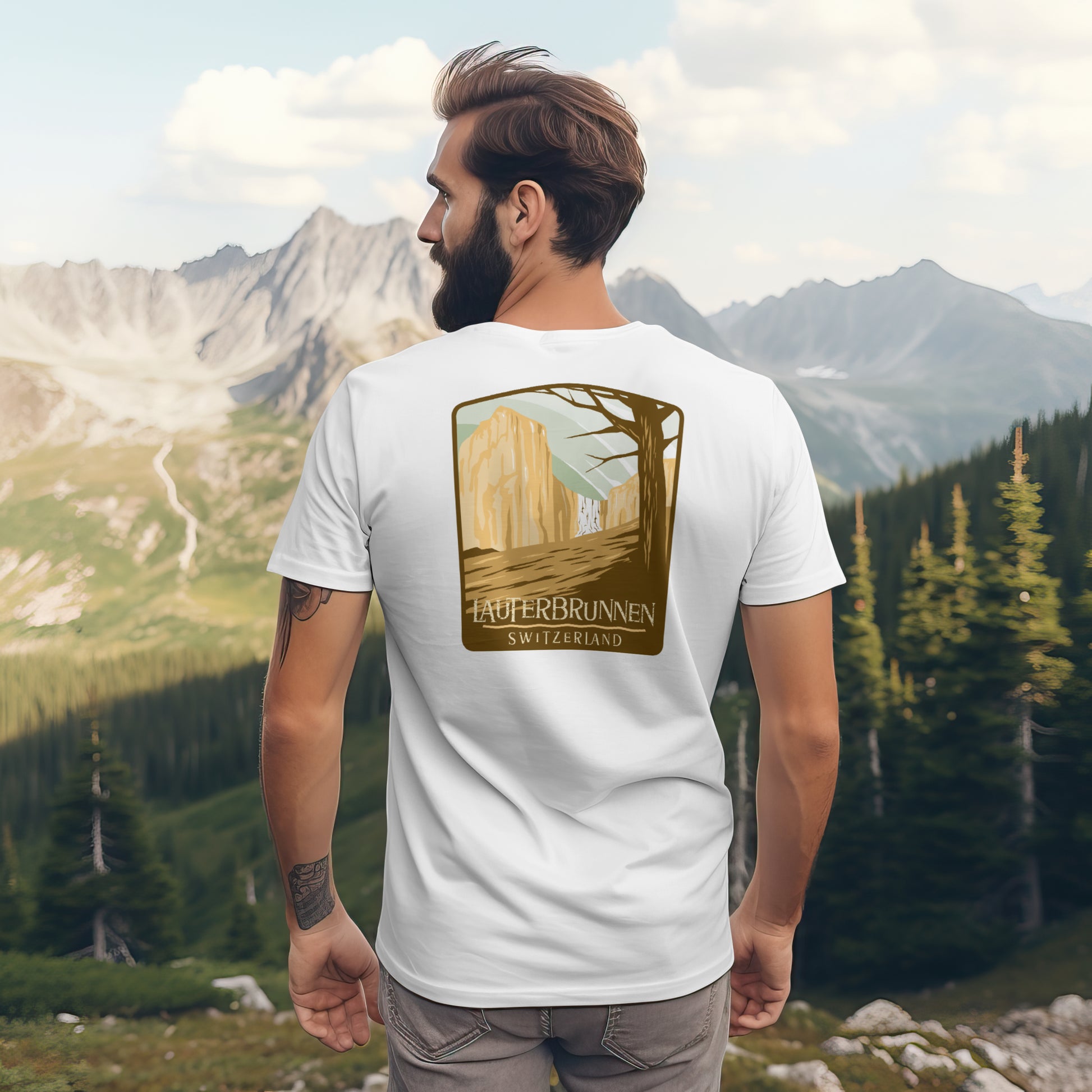 Lauterbrunnen souvenir shirt unisex