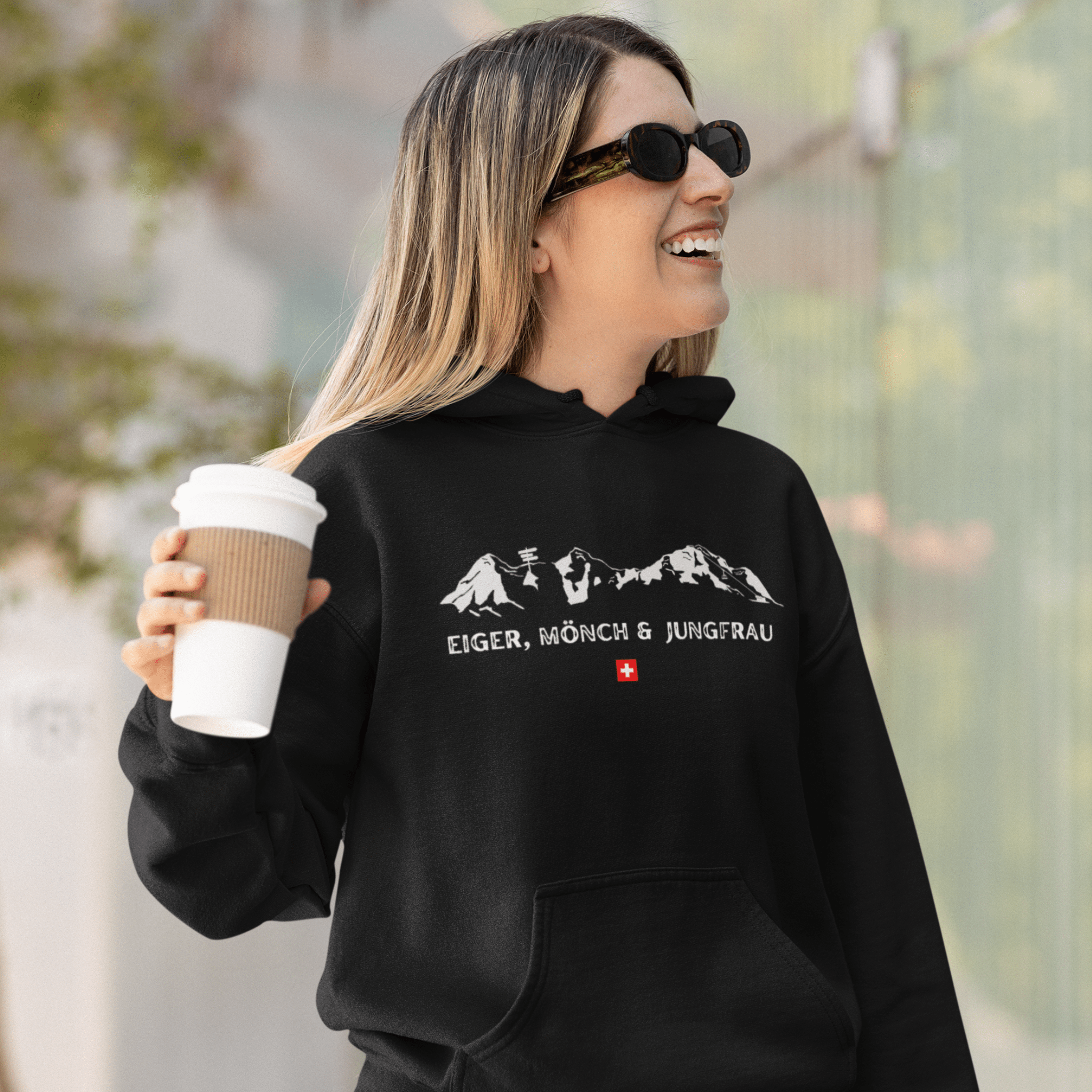 Swiss Alps: Eiger, Mönch, and Jungfrau | Hoodie – The Swiss Swiss Alps: Eiger, Mönch, and Jungfrau | Hoodie – The Swiss