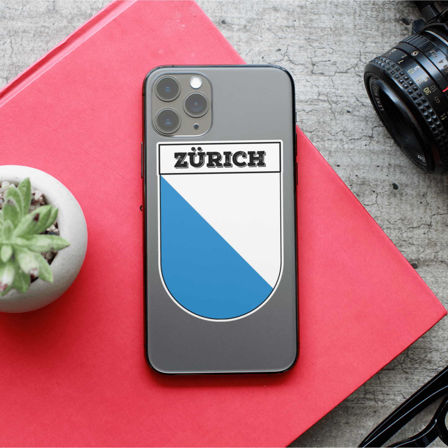 Zürich, Switzerland Coat of Arms Kiss-Cut Stickers