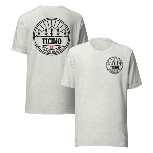 Unisex Ticino Switzerland shirt with double-sided print