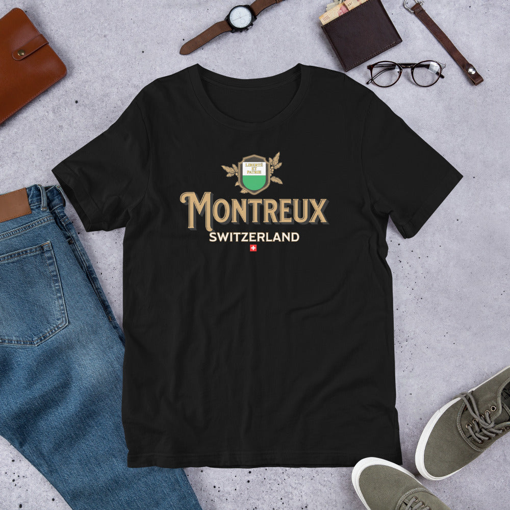 Montreux Switzerland vintage crest t-shirt