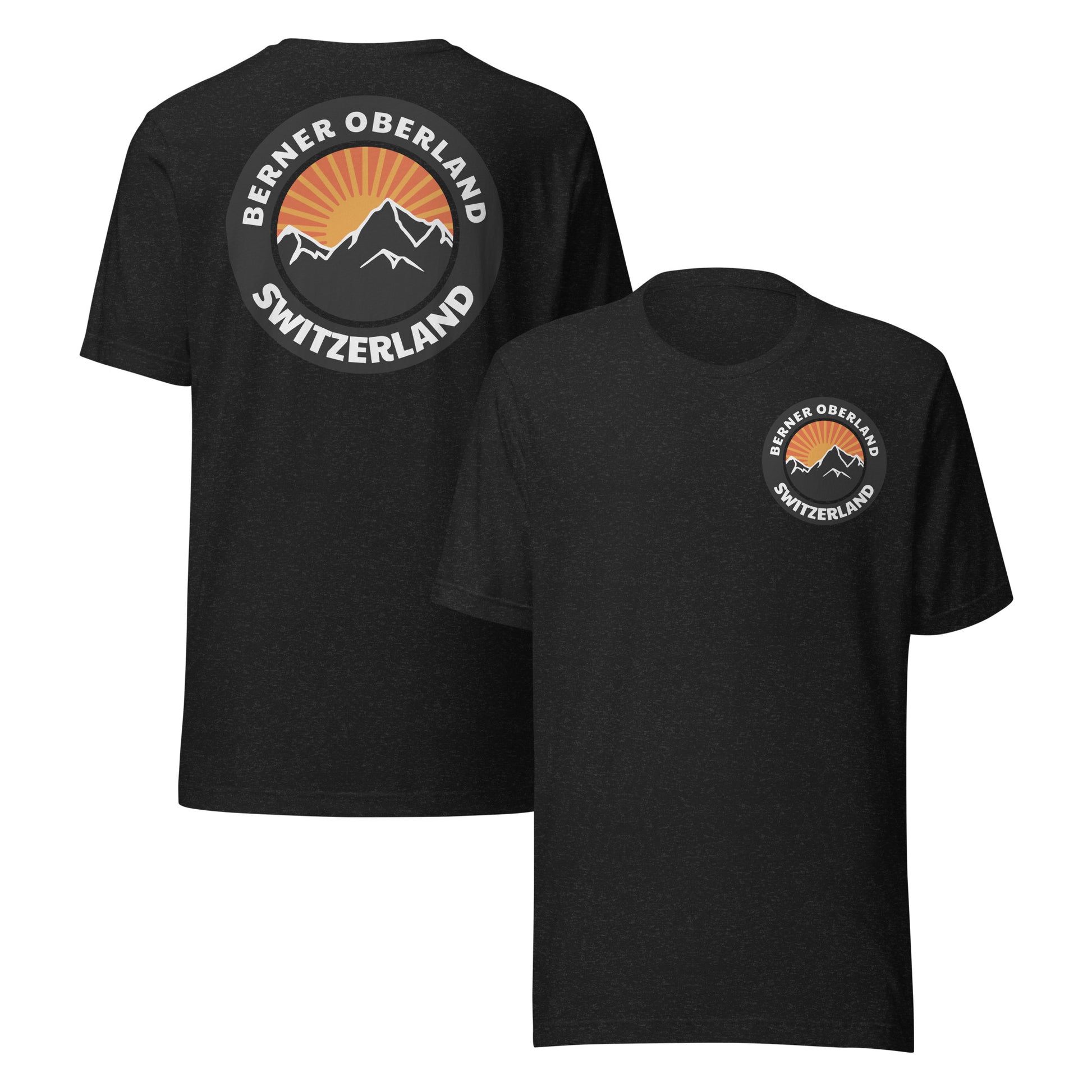 Berner Oberland Switzerland unisex t-shirt front and back