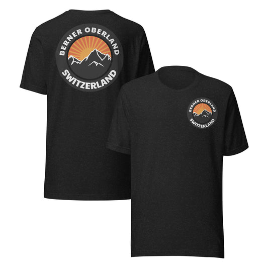 Berner Oberland Switzerland unisex t-shirt front and back