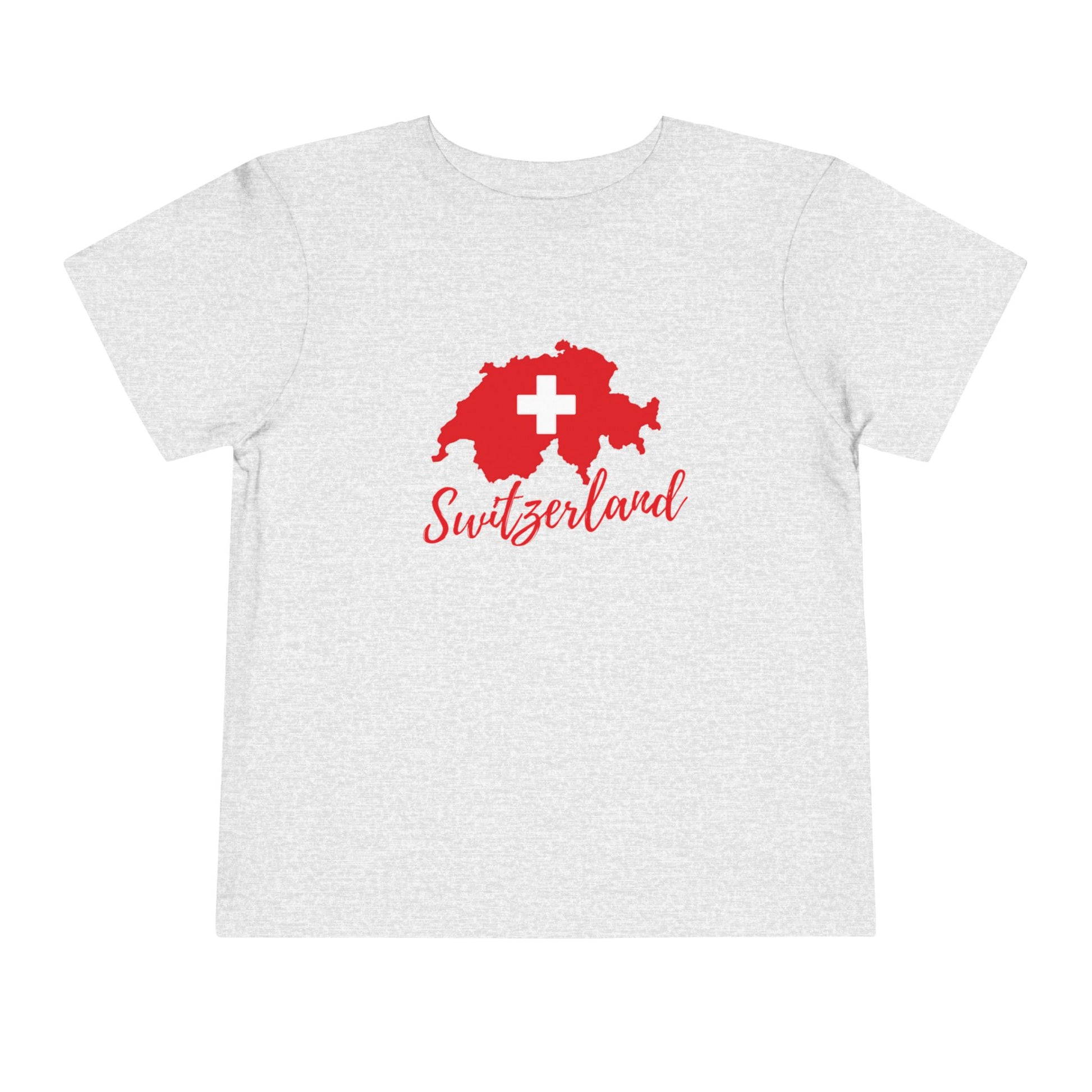 Comfy and stylish Switzerland t-shirt for little Swiss explorers