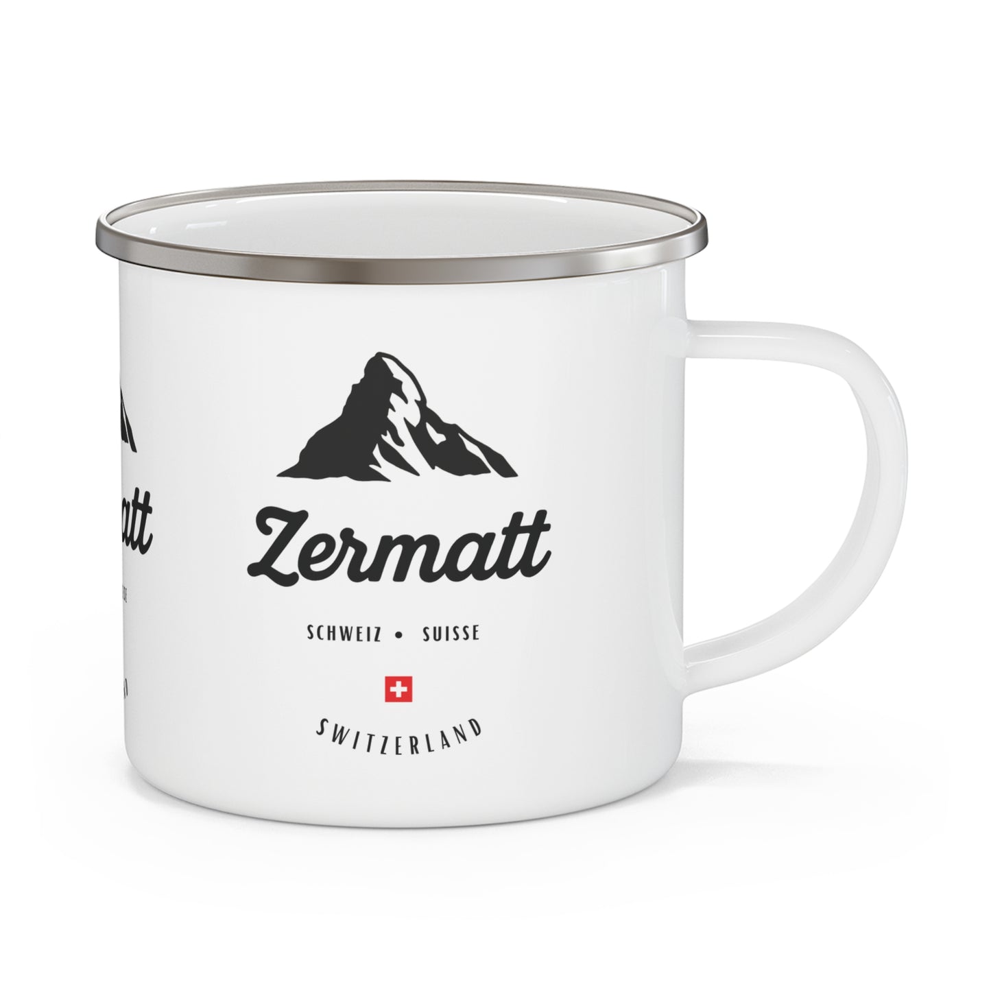 Matterhorn Switzerland camping mug