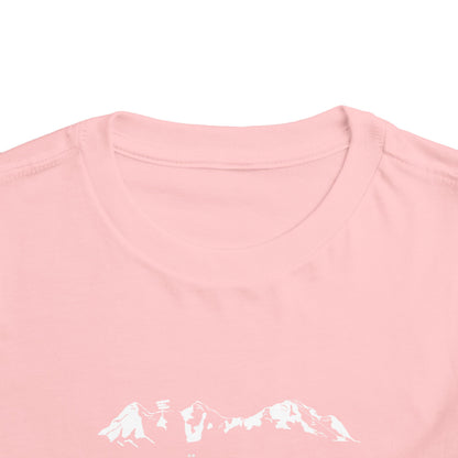 Toddler Tee - Eiger Mönch and Jungfrau Alps Range Design
