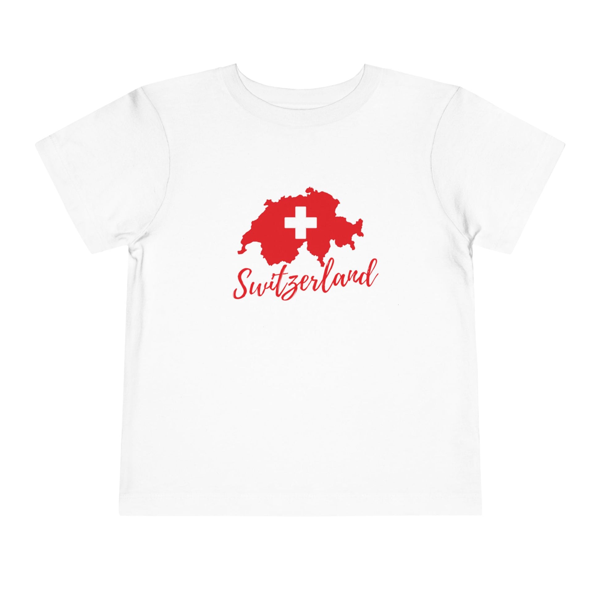 Adorable Swiss flag baby and toddler shirt for everyday wear