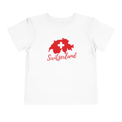 Adorable Swiss flag baby and toddler shirt for everyday wear