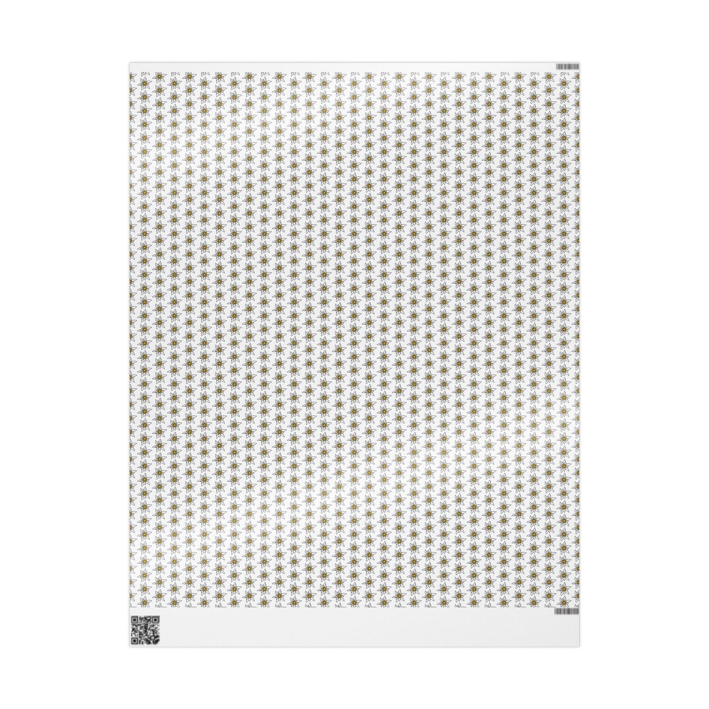 minimalist white and gold wrapping paper