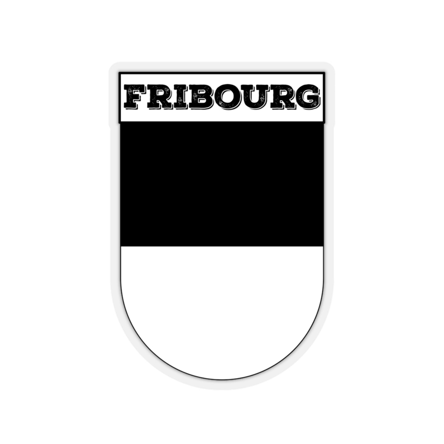 Fribourg, Switzerland | Coat of Arms Sticker