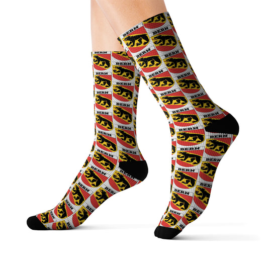 Bern, Switzerland Coat of Arms Expression Socks – Stylish accessory for any outfit