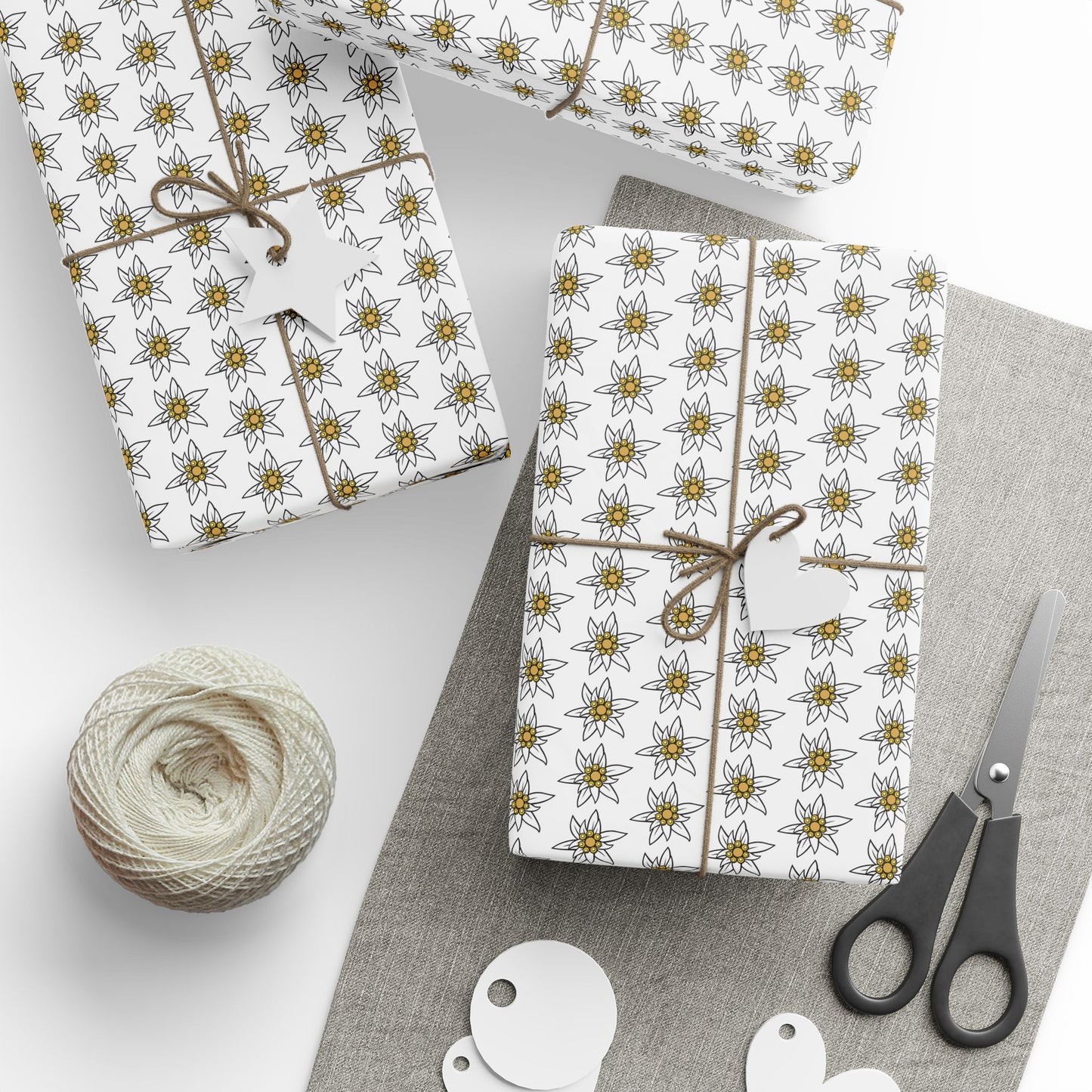 Edelweiss wrapping paper