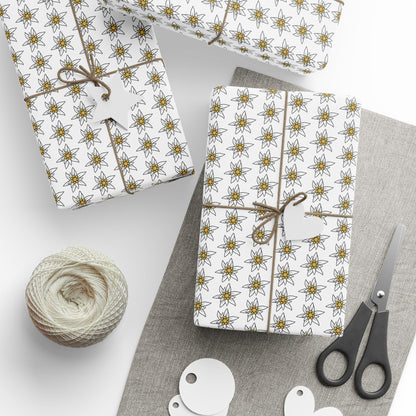 Edelweiss wrapping paper