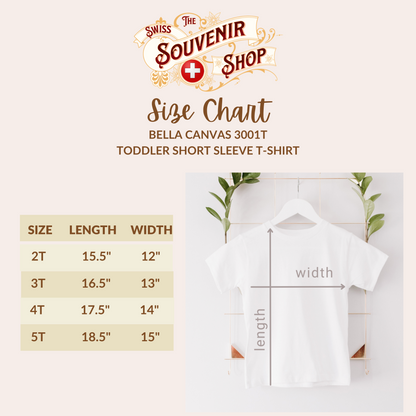 🇨🇭 Toddler “Switzerland Is Calling” T-Shirt – Cute Travel Shirt for Kids | Swiss Heritage & Family Vacation Outfit 👶✈️
