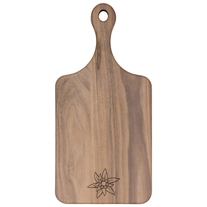 🌼 Edelweiss Swiss Cutting Board – Bring the Alps to Your Kitchen! 🌄