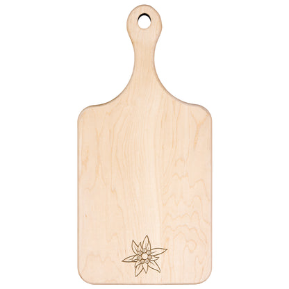 🌼 Edelweiss Swiss Cutting Board – Bring the Alps to Your Kitchen! 🌄