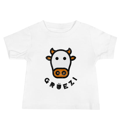 Grüezi Switzerland themed t-shirt for infants