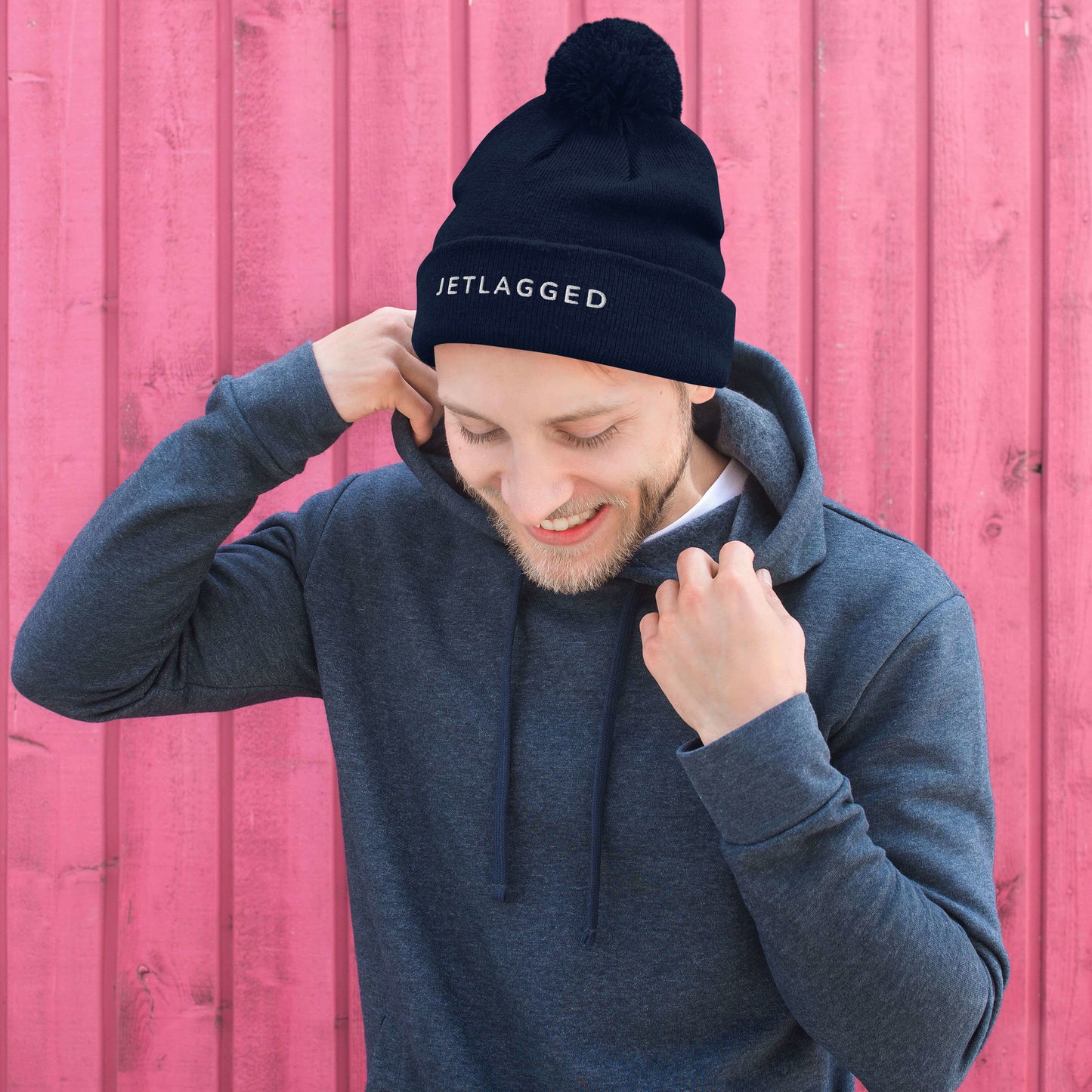 Jetlagged winter hat for globetrotters and adventure seekers
