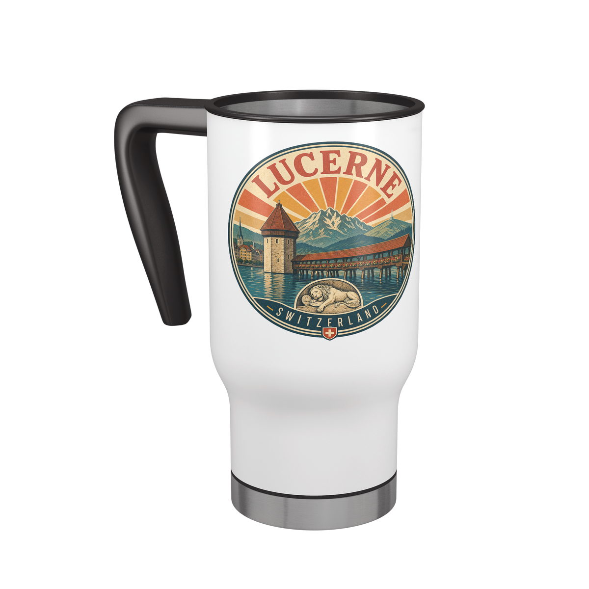 Lucerne Switzerland Travel Mug
