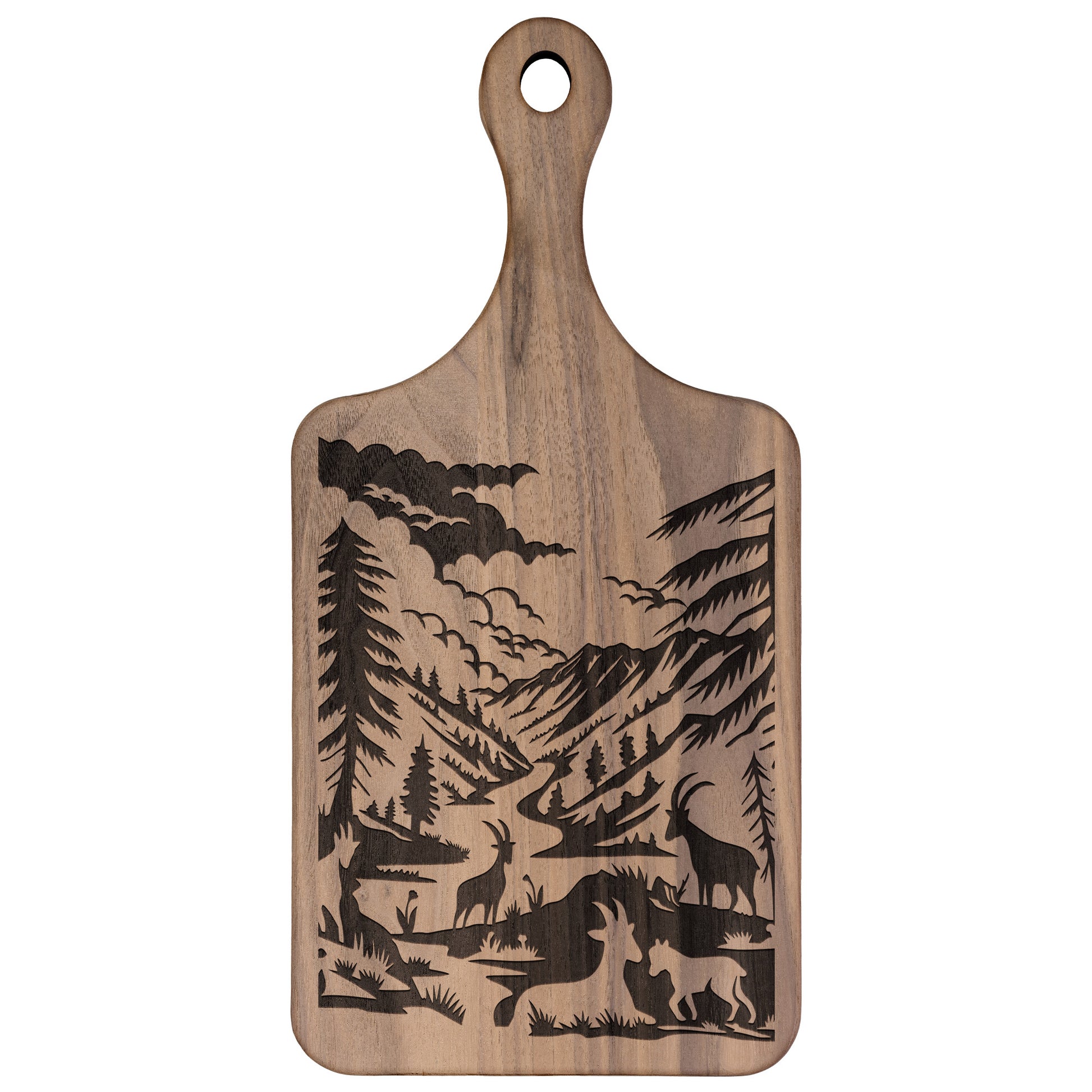 Unique gift cutting board for outdoor fans