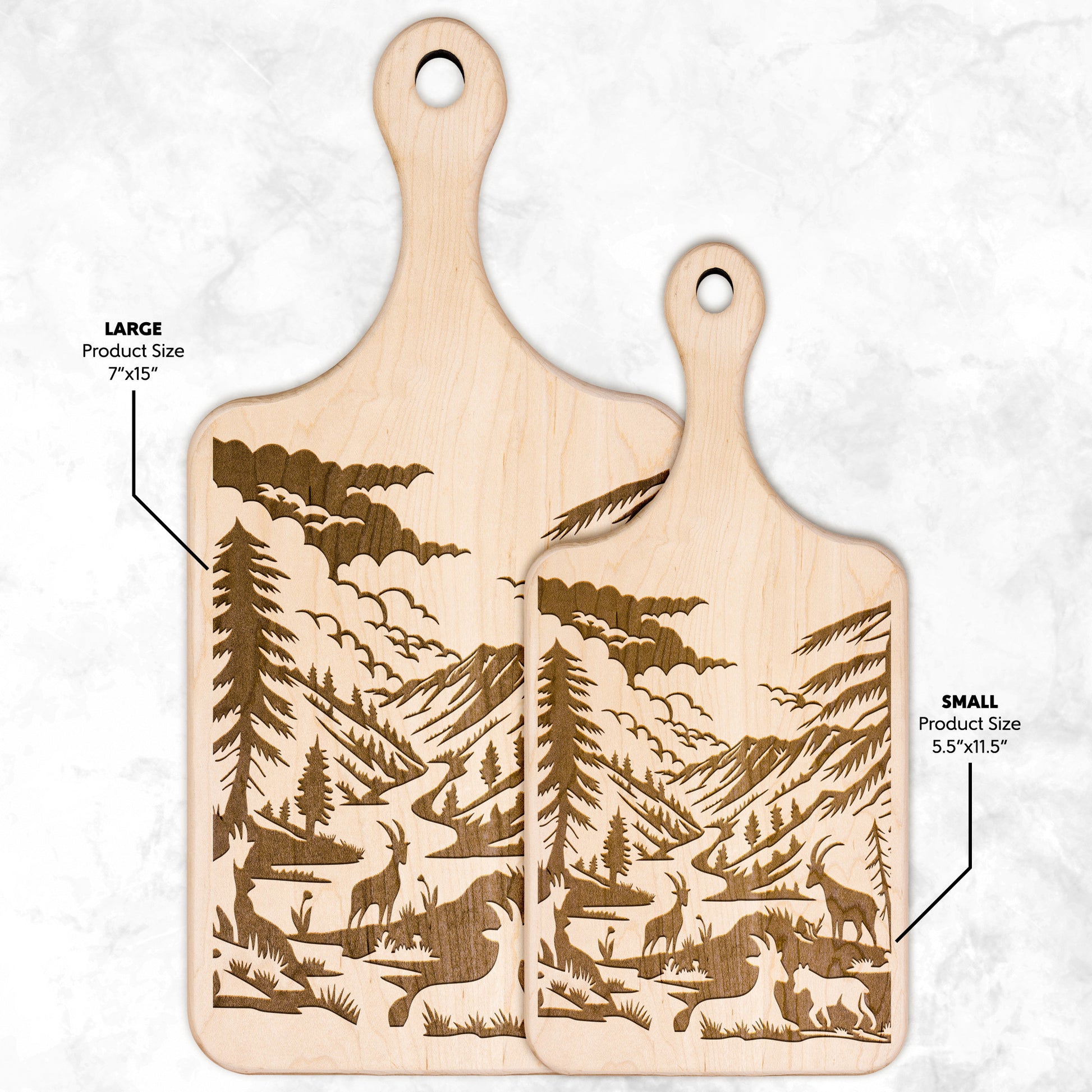 Eco-friendly cutting board inspired by nature