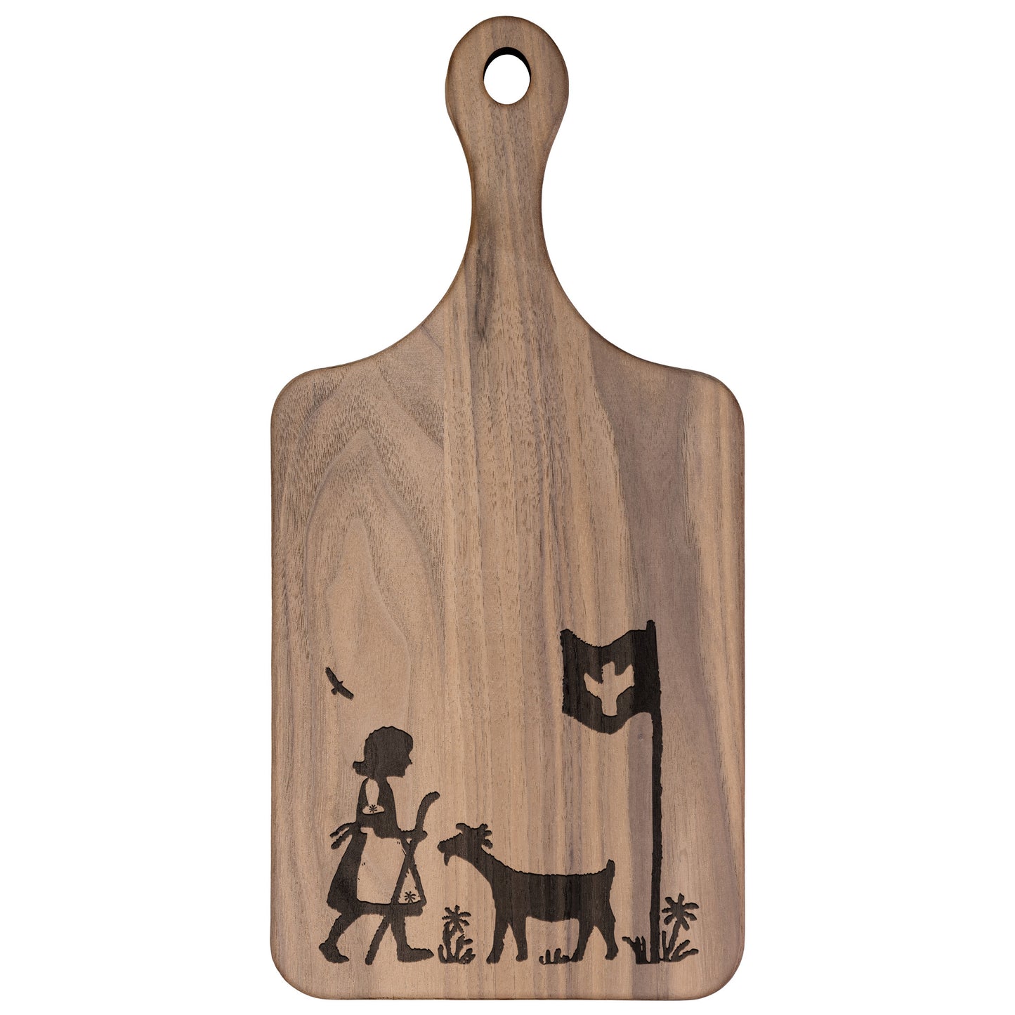 Swiss Alps Wooden Cutting Board 🏔️ | Handcrafted with Swiss-Inspired Engraving