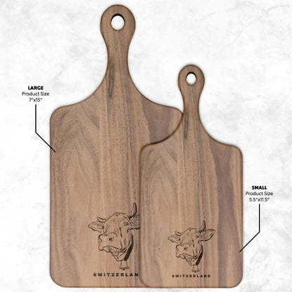 🐄 Swiss Cow Cutting Board – Alpine Charm for Your Kitchen! 🏞️