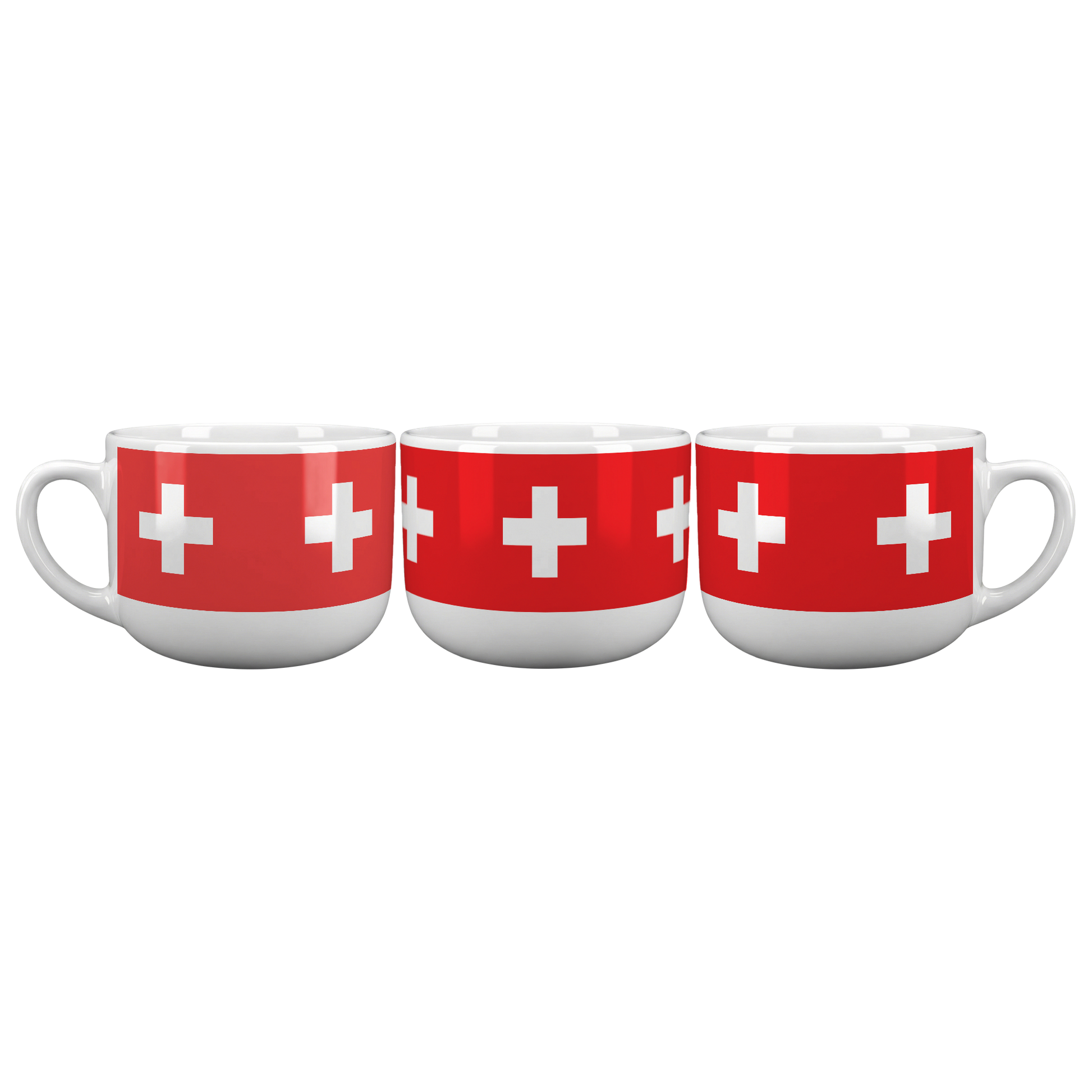 Swiss Flag oversized mug gift idea — perfect Swiss souvenir for coffee lovers