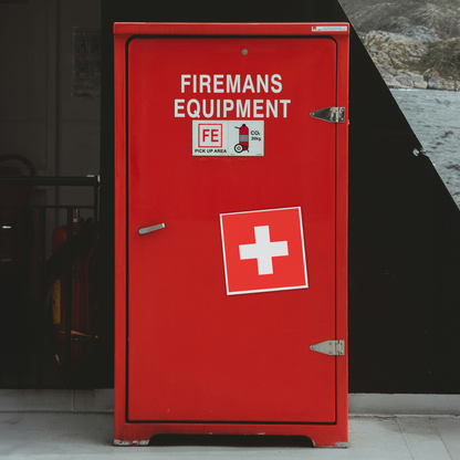 Switzerland flag magnet mockup – perfect Swiss gift for expats and travelers
