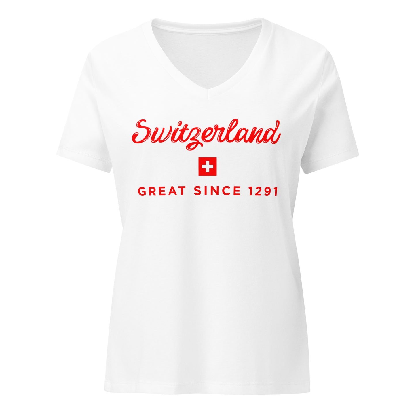 Switzerland Great Since 1251 Swiss heritage women's t-shirt