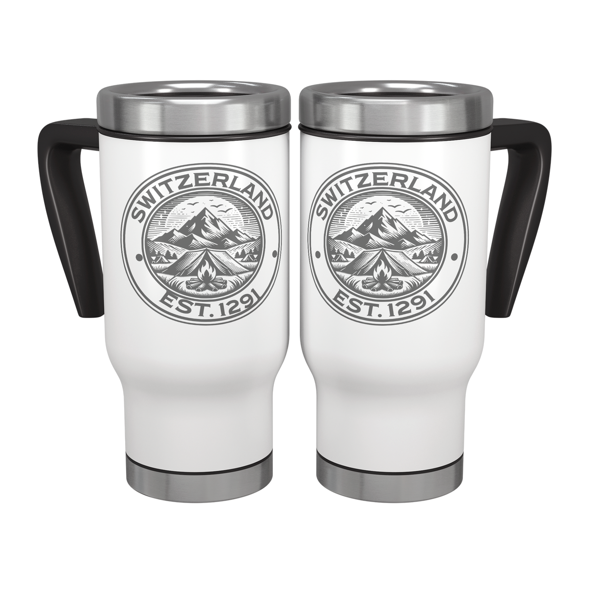 Switzerland travel mug