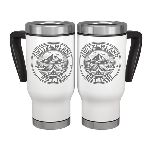 Switzerland travel mug