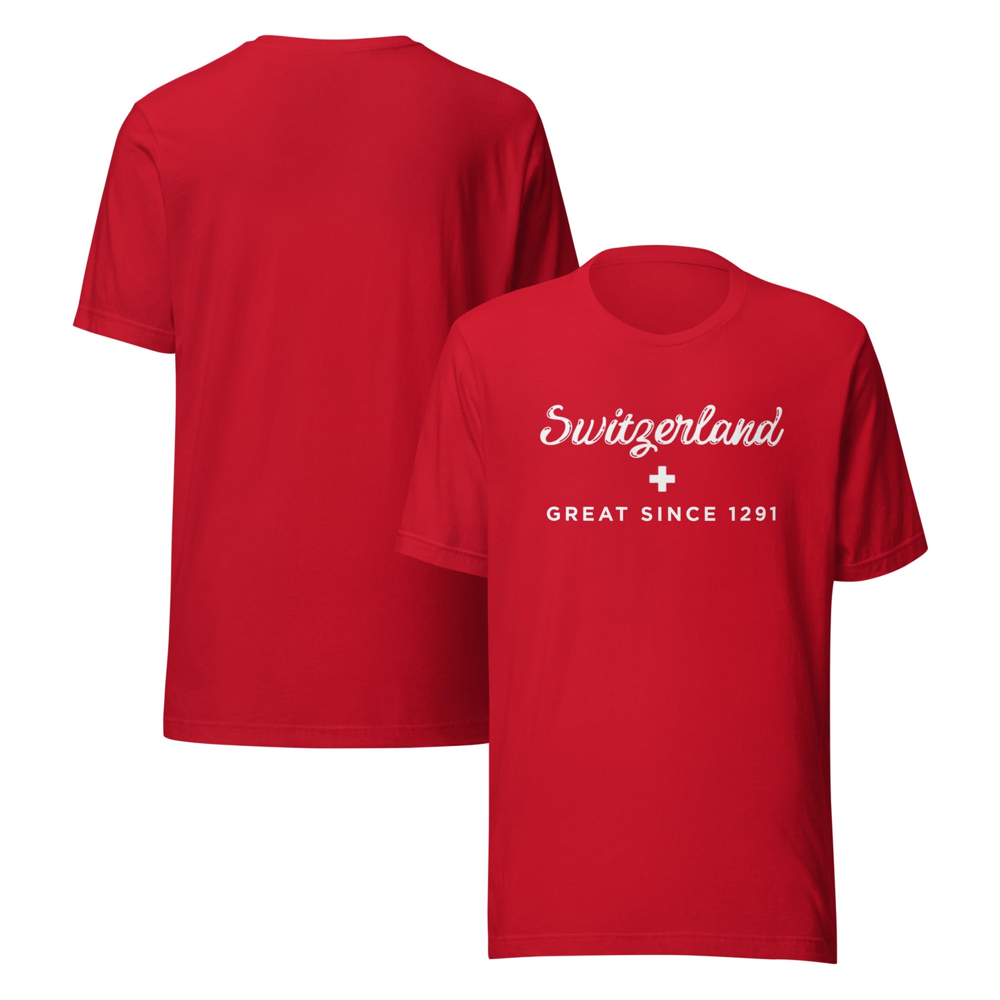 Unisex Switzerland Great Since 1291 tee shirt 