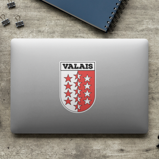 Valais switzerland coat of arms sticker