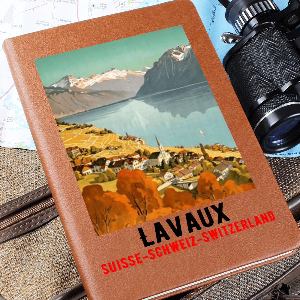 Lavaux Switzerland Leather Journal - Premium quality journal for travelers and writers