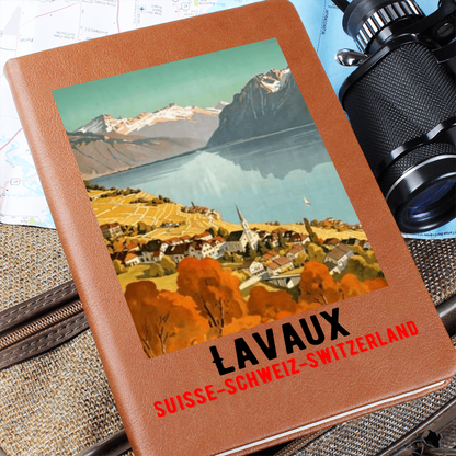 Lavaux Switzerland Leather Journal - Premium quality journal for travelers and writers