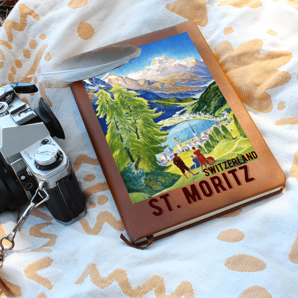 Switzerland Leather Journal - Present for travelers