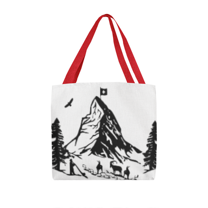 Matterhorn Paper cut tote bag inspired by the Swiss Alps