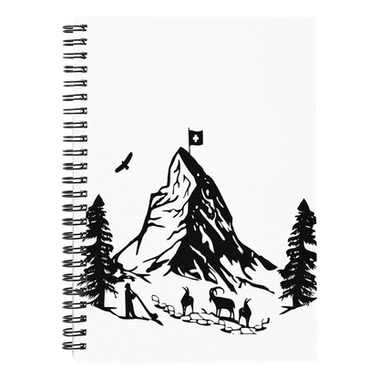 Matterhorn journal paper cut art