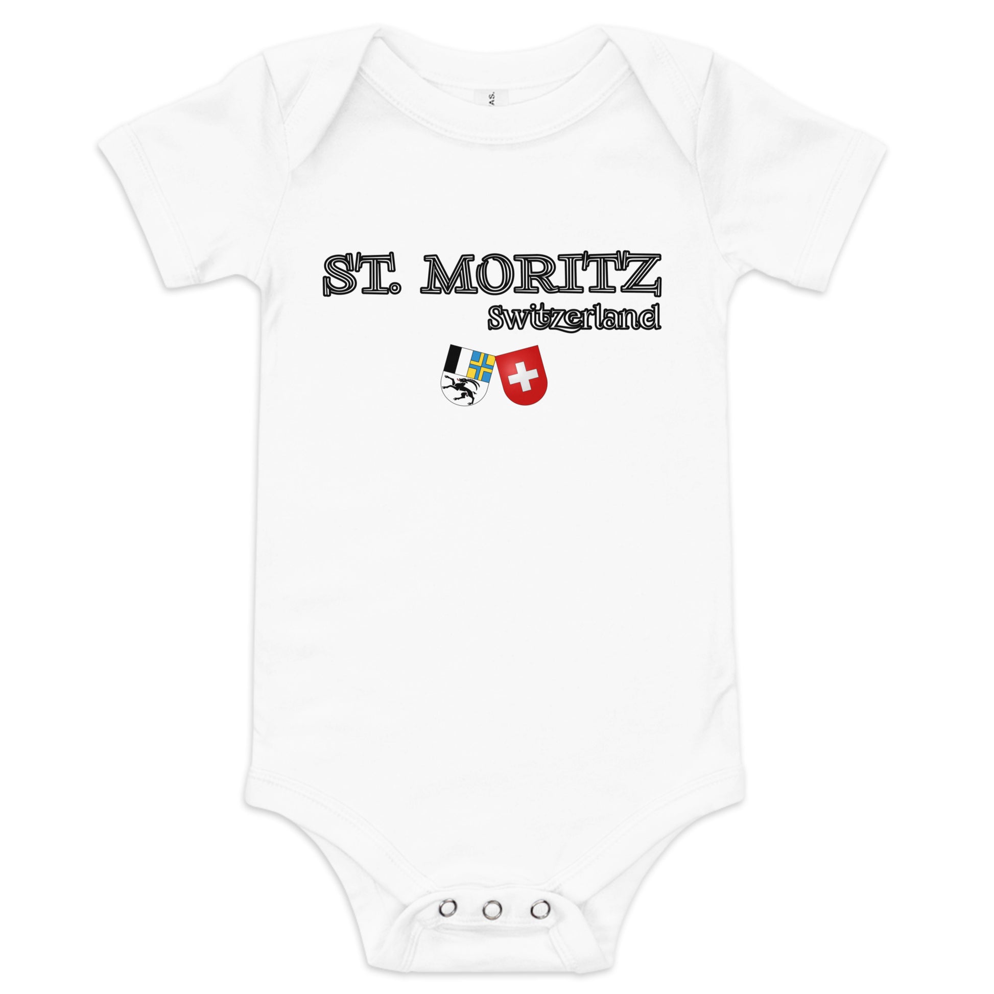 White St. Moritz Switzerland infant outfit