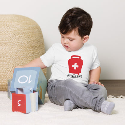 Swiss cowbell baby shirt – Switzerland-themed infant apparel