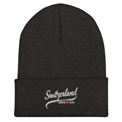 Switzerland Since 1291 beanie dark gray
