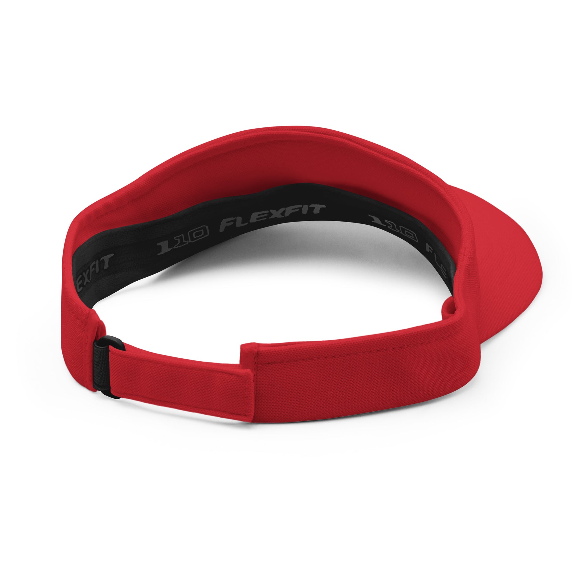 Switzerland Visor Cap — back view showing hook and loop adjustable closure