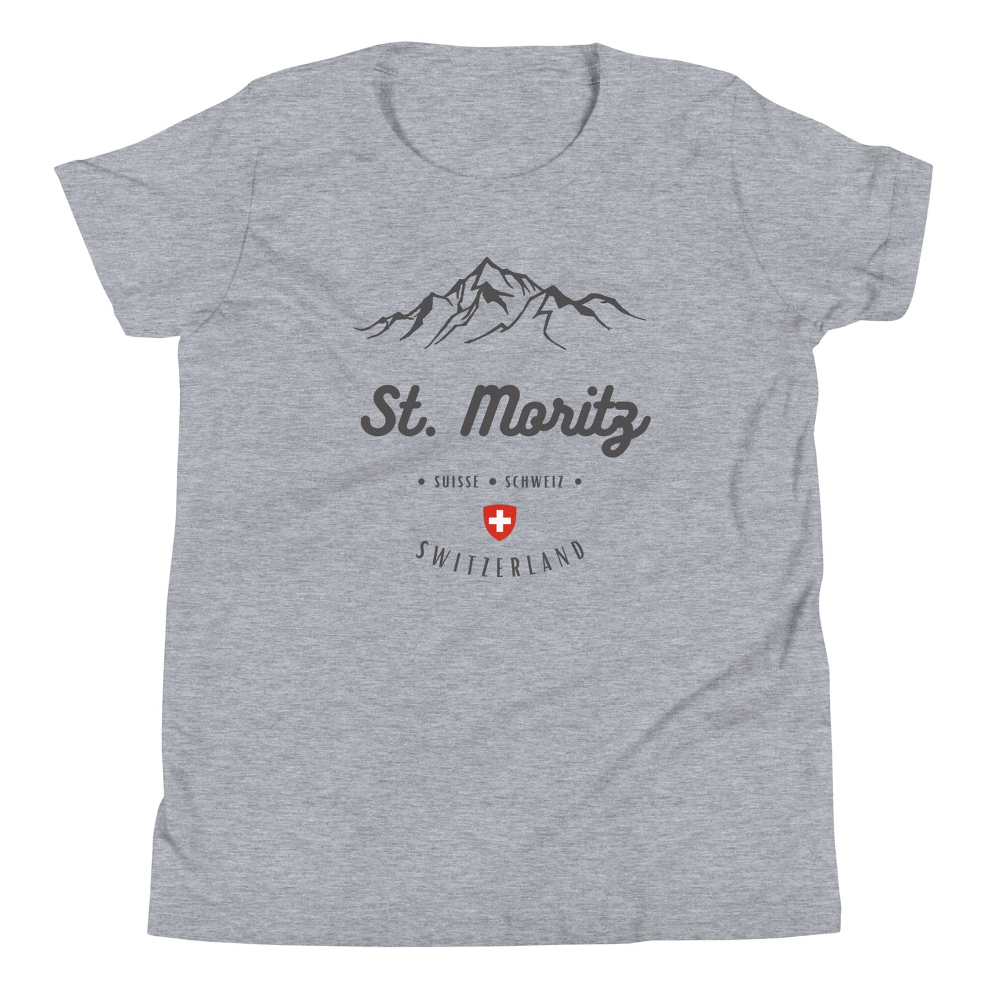 Comfortable kids travel shirt inspired by Switzerland